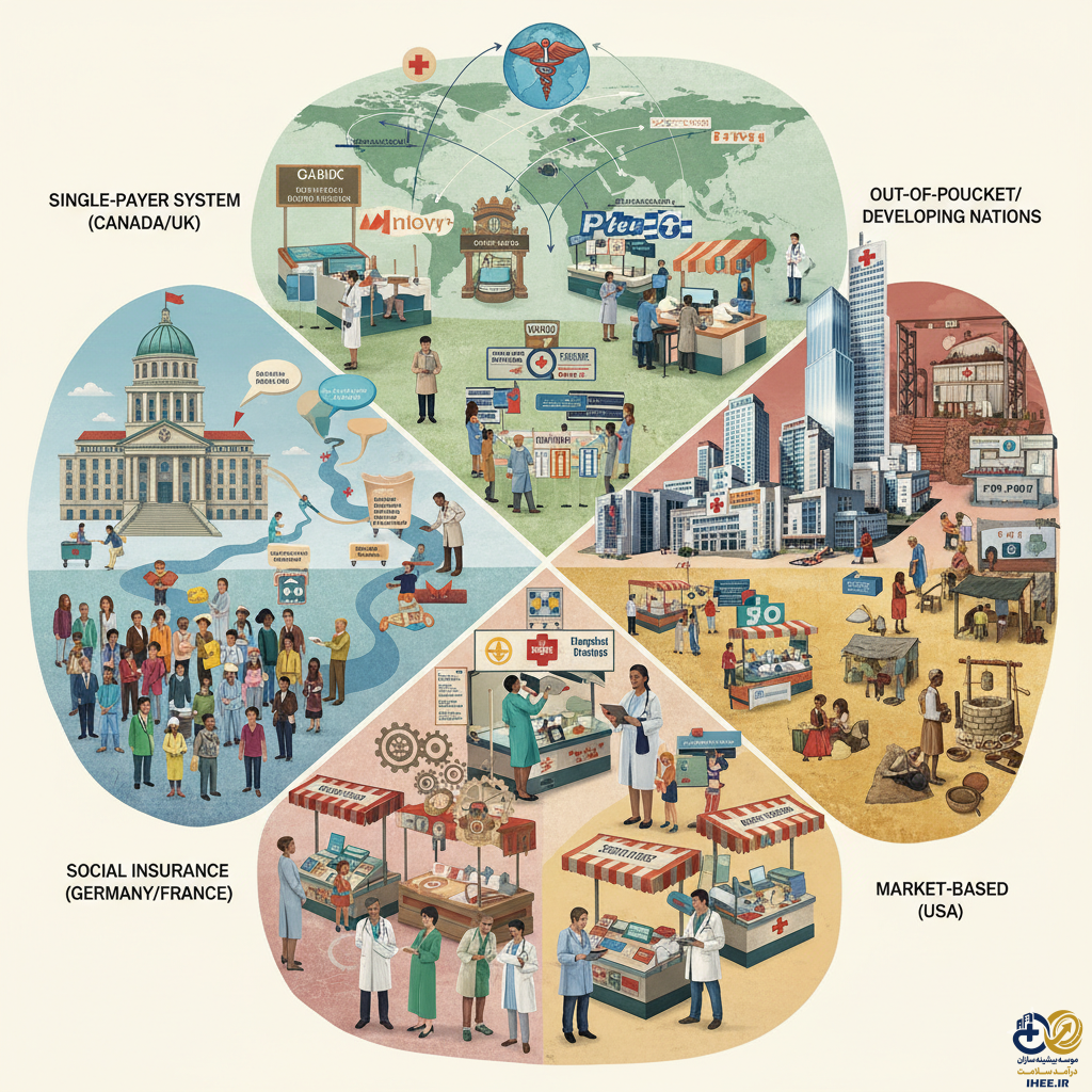 تحلیلی تطبیقی بر نظام‌های سلامت جهانی: تأمین مالی، ارائه خدمات و مسیرهای آینده